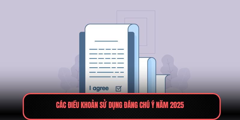 Điều Khoản Sử Dụng - Quy Định Chi Tiết Cần Nắm 2025 2 Các điều khoản sử dụng đáng chú ý năm 2025